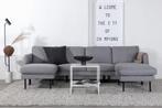 Chaise-Longue - Simon - Donkergrijs - Jörn, Huis en Inrichting, Banken | Bankstellen, Verzenden, Nieuw