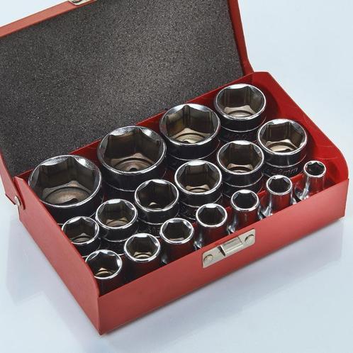 Smoos Doppenset 1/2 opname 17-delig - Smoos, Doe-het-zelf en Verbouw, Gereedschap | Handgereedschap, Nieuw, Ophalen of Verzenden