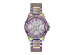 Guess GW0044L1 dames horloge 40 mm - Paars, Verzenden, Zo goed als nieuw