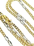 Halsketting - 18 karaat Geel goud, Witgoud, Sieraden, Tassen en Uiterlijk, Kettingen, Nieuw