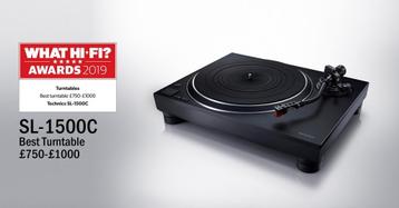 Technics SL-1500C Direct Drive draaitafel met auto lift beschikbaar voor biedingen