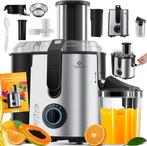 Slowjuicer - Sapcentrifuge - Groenten en fruit - Zilver - KE, Verzenden, Zo goed als nieuw