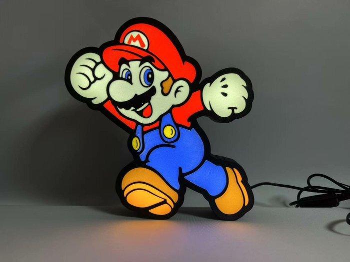 Super Mario lightbox logo - POS (reclameobject voor, Spelcomputers en Games, Spelcomputers | Overige Accessoires