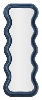 WANDSPIEGEL EMILY BLAUW FLUWEEL CM 60X6X160, Huis en Inrichting, Woonaccessoires | Spiegels, Ophalen of Verzenden, Nieuw