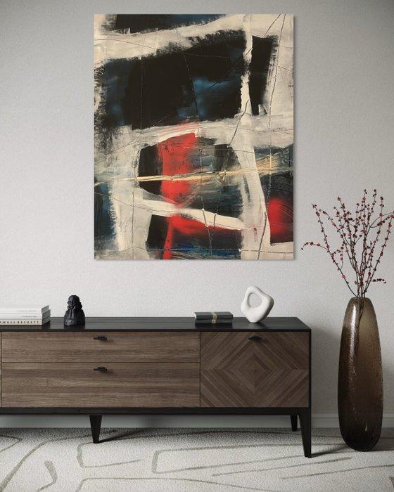 Masaki Kazushi - Quadrivium 1398 - XL, Antiek en Kunst, Kunst | Schilderijen | Modern