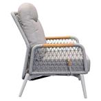 Monza balkonset 2 delige verstelbaar latte rope, Tuin en Terras, Tuinsets en Loungesets, Ophalen of Verzenden, Nieuw