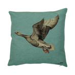 gobelin kussen grauwe gans hoog 45x45cm, Verzenden, Nieuw