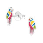 Fako Bijoux® - Kinderoorbellen - 925 Zilver - Papegaai -, Sieraden, Tassen en Uiterlijk, Oorbellen, Verzenden, Nieuw