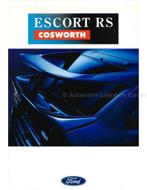 1992 FORD ESCORT RS COSWORTH BROCHURE NEDERLANDS, Boeken, Auto's | Folders en Tijdschriften, Nieuw, Author, Ford