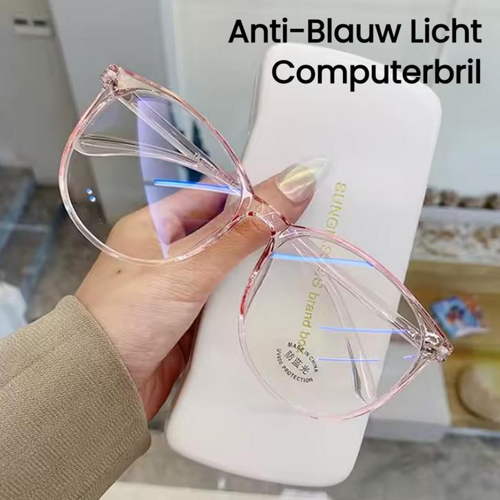 Anti-Blauw Licht Computerbril – Transparant Rose **, Sieraden, Tassen en Uiterlijk, Zonnebrillen en Brillen | Heren, Roze, Nieuw