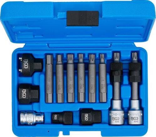 Dynamo bit-/dopsleutelset 12,5 mm (1/2) 13-dlg, Auto diversen, Autogereedschap, Verzenden