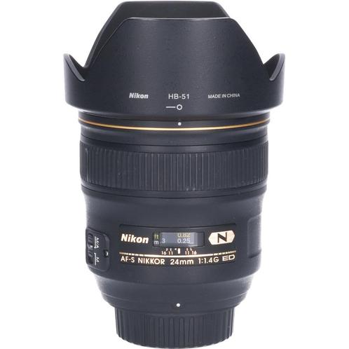 Tweedehands Nikon AF-S 24mm f/1.4G ED CM2523, Audio, Tv en Foto, Fotografie | Lenzen en Objectieven, Groothoeklens, Gebruikt, Ophalen of Verzenden