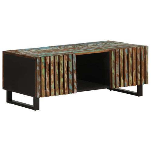 vidaXL Salontafel 100x55x40 cm massief acaciahout, Huis en Inrichting, Tafels | Salontafels, 100 tot 150 cm, Nieuw, Overige houtsoorten