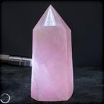 Natuurlijke rozenkwarts Obelisk, Brazilië- 1737.42 g, Verzamelen, Mineralen en Fossielen