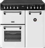 Stoves Richmond 90 Ei DX RTY inductie fornuis - wit - Deluxe, Verzenden, 60 cm of meer, Nieuw, Energieklasse A of zuiniger