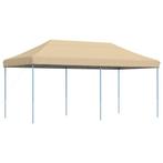 Partytent Inklapbaar Beige - Topdeal! 60% Korting, Tuin en Terras, Partytenten, Opvouwbaar, Partytent, Minder dan 4 meter, Nieuw