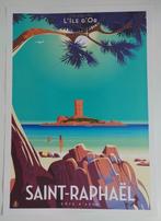 Monsieur Z - Affiche de tourisme  Saint Raphael - Lîle, Antiek en Kunst