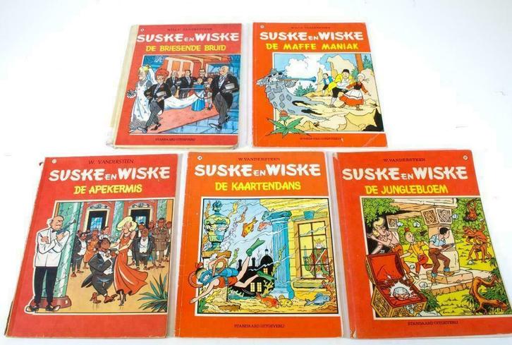 Boek 5x Suske en Wiske Vandersteen G517, Boeken, Overige Boeken, Gelezen, Verzenden