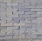 Gebakken waaltjes Grijs Merseburg Antica (lotis gelijkend), Tuin en Terras, Tegels en Klinkers, Keramiek, Klinkers, Nieuw, Ophalen of Verzenden