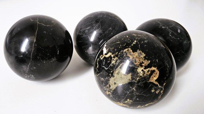 sculptuur, Marmeren ballen - 8.5 cm - Marmer, Antiek en Kunst, Curiosa en Brocante