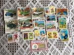 Kuifje - 19 Stickers sluitzegels postkaarten - 1972, Nieuw
