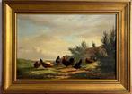 Johan Lodewijk Van Leemputten. (1840-1910) - A group of