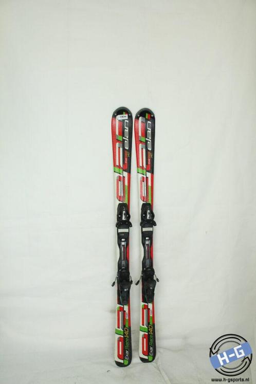Refurbished - Ski - Elan Exar Race black - 140, Sport en Fitness, Skiën en Langlaufen, Skiën, 140 tot 160 cm, Gebruikt, Overige merken