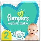 Pampers Active Baby Maat 2  (4 - 8 kg) - 66 stuks, Kinderen en Baby's, Badjes en Verzorging, Nieuw, Ophalen of Verzenden