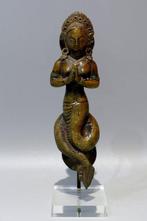 Déesse Naga Kanya - Brons - Nepal - Mi 20e eeuw, Antiek en Kunst