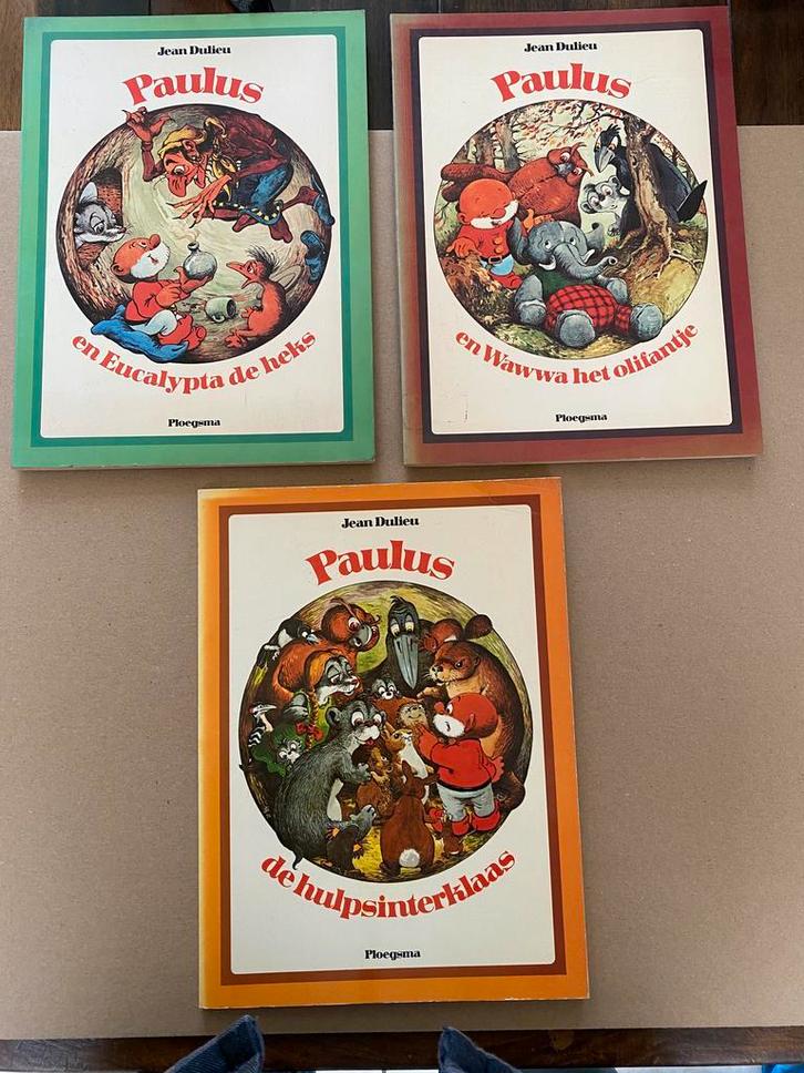 Jean Dulieu - 3 boeken Paulus de Boskabouter, Boeken, Kinderboeken | Jeugd | onder 10 jaar, Fictie algemeen, Gelezen, Ophalen of Verzenden