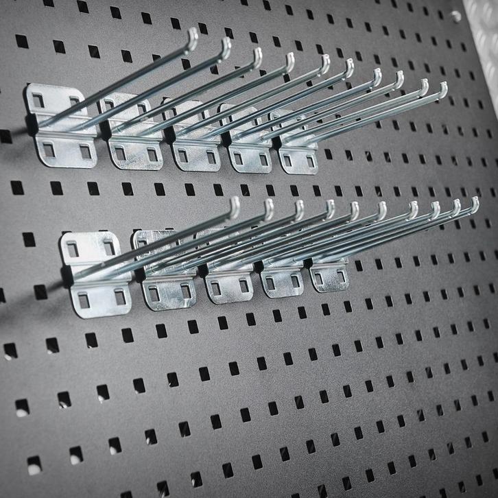 Datona Gereedschapshaak dubbel - 15 cm (10 stuks) - Datona, Doe-het-zelf en Verbouw, Gereedschap | Handgereedschap, Nieuw, Ophalen of Verzenden