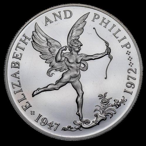 Guernsey. 25 Pence 1972 - Elizabeth and Philip (Zonder, Postzegels en Munten, Munten | Europa | Niet-Euromunten