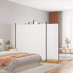 vidaXL Kamerscherm met 3 panelen 525x180 cm stof wit, Huis en Inrichting, Woonaccessoires | Kamerschermen, Verzenden, Nieuw