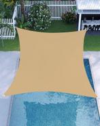 Zonnezeil - schaduwdoek - zonwering - 3 x 3 meter -, Verzenden, Nieuw