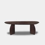 Tafel organisch eikenhout  Set Driehoek  230x105, Huis en Inrichting, Tafels | Eettafels, Nieuw