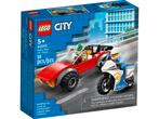 Lego City - Achtervolging auto op politiemotor - 60392, Nieuw, Ophalen of Verzenden, Lego