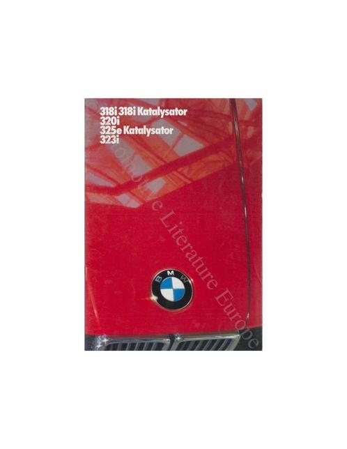 1985 BMW 3 SERIE LIMOUSINE BROCHURE DUITS, Boeken, Auto's | Folders en Tijdschriften, BMW