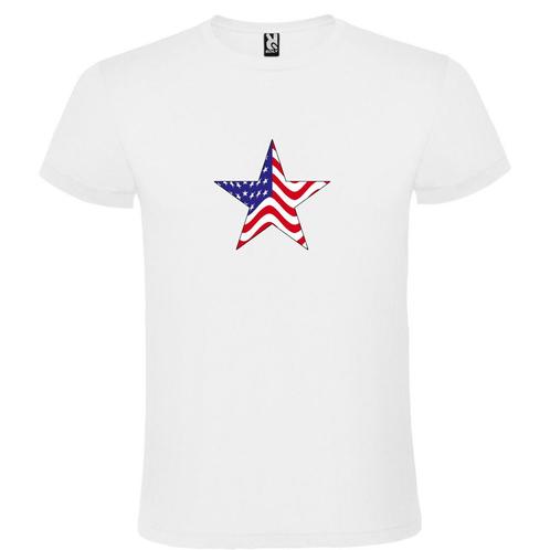 Ster met Amerikaanse vlag, Kleding | Heren, T-shirts, Overige kleuren, Nieuw, Overige maten, Verzenden