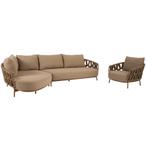 Biarritz chaise longue loungeset 3 delig amber 4 Seasons, Tuin en Terras, Ophalen of Verzenden, Nieuw