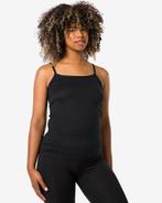 HEMA Dames temptech hemd met spaghettibandjes zwart, Verzenden, Zwart