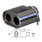 Uitlaatsierstuk RVS 538B4-60 - Passend 42-56mm, Verzenden, Nieuw