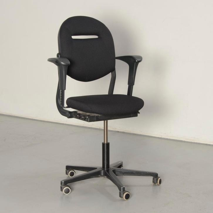 Ahrend 220 bureaustoel, zwart, 1D armlegger, Zakelijke goederen, Kantoor en Winkelinrichting | Kantoormeubilair en Inrichting