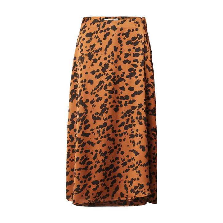Freebird • bruine midi rok Brooke • XS, Kleding | Dames, Rokken, Bruin, Nieuw, Maat 34 (XS) of kleiner, Verzenden
