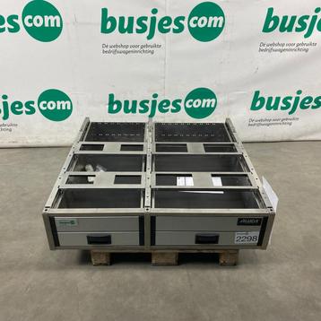 Aluca aluminium bedrijfswageninrichting gebruikt (nr 2298) beschikbaar voor biedingen