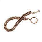 Vintage gouden horlogeketting; Chatelaine (voor aan een z..., Ophalen of Verzenden, Gebruikt, Overige kleuren, Goud