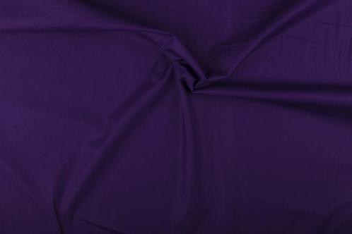 Goedkoop katoen paars - Katoenen stof 60m op rol, Hobby en Vrije tijd, Stoffen en Lappen, 120 cm of meer, 200 cm of meer, Paars