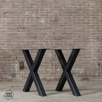 Stalen onderstel tafel - X leg - Nordstahl, Huis en Inrichting, Tafelonderdelen, Verzenden, Nieuw