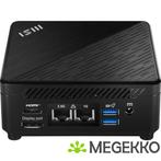 MSI Cubi 5 12M-407BEU 0.66L sized PC Zwart i3-1215U, Computers en Software, Overige Computers en Software, Verzenden, Nieuw