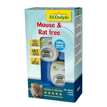 ECOSTYLE MOUSE & RAT FREE 30 + 30M² SINGLE PROTECT - 2 KA.. beschikbaar voor biedingen