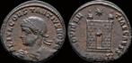 337-347ad Roman Constantius Ii, as Caesar Ae3 campgate Brons, Postzegels en Munten, Verzenden
